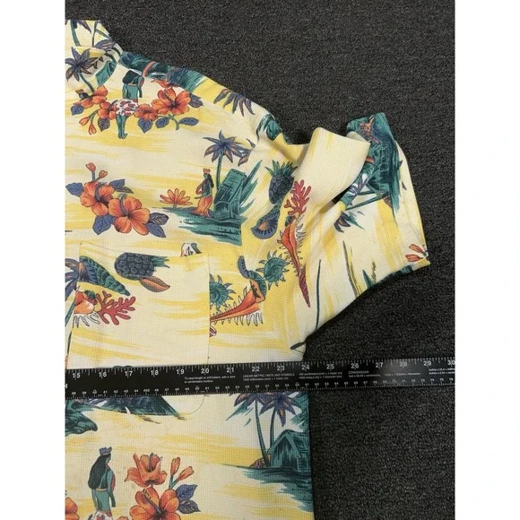 Tommy Bahama Shirt Men's XL Floral Hula Girl Hawaiian Silk Aloha Tropical Relax - Picture 8 of 8